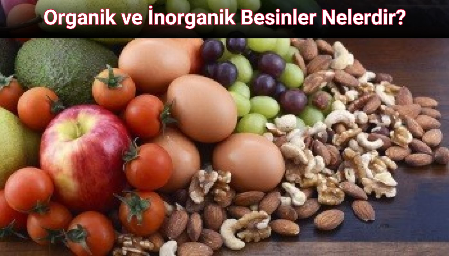 Organik ve İnorganik Besinler Nelerdir?