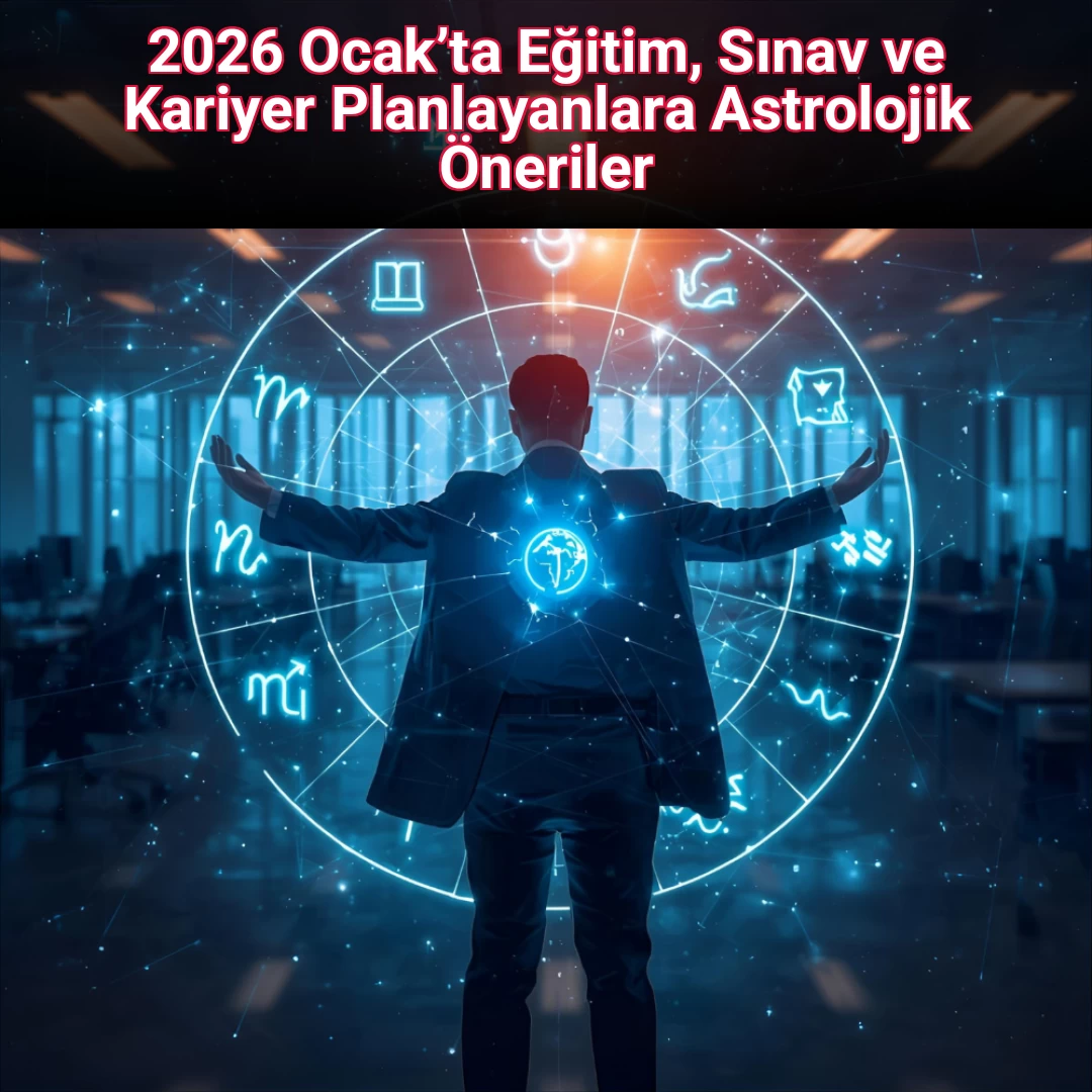 2026 Ocak’ta Eğitim, Sınav ve Kariyer Planlayanlara Astrolojik Öneriler