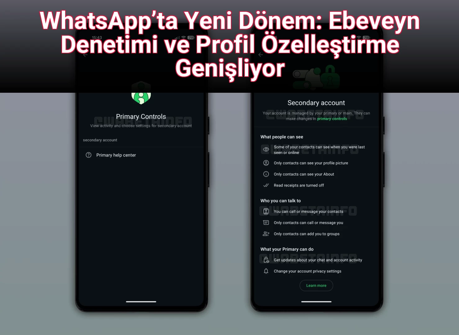 WhatsApp’ta Yeni Dönem: Ebeveyn Denetimi ve Profil Özelleştirme Genişliyor