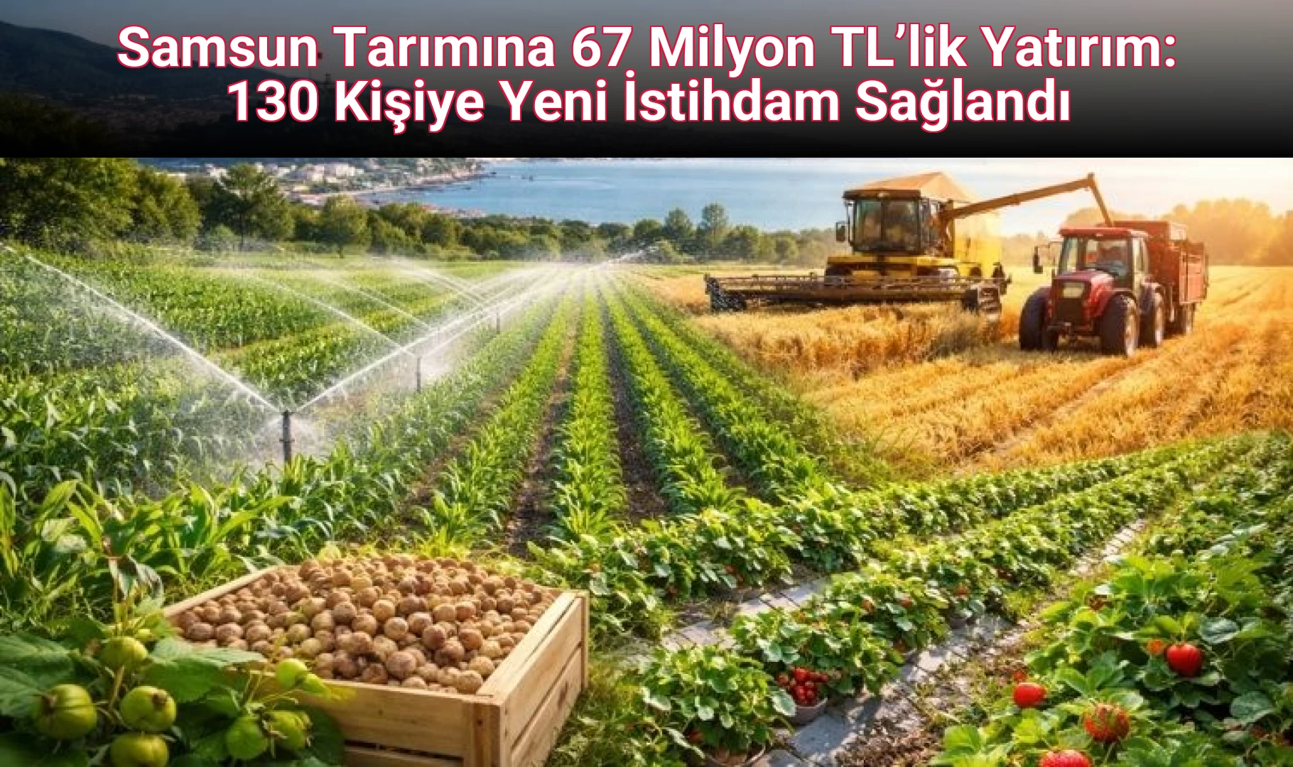 Samsun Tarımına 67 Milyon TL’lik Yatırım: 130 Kişiye Yeni İstihdam Sağlandı