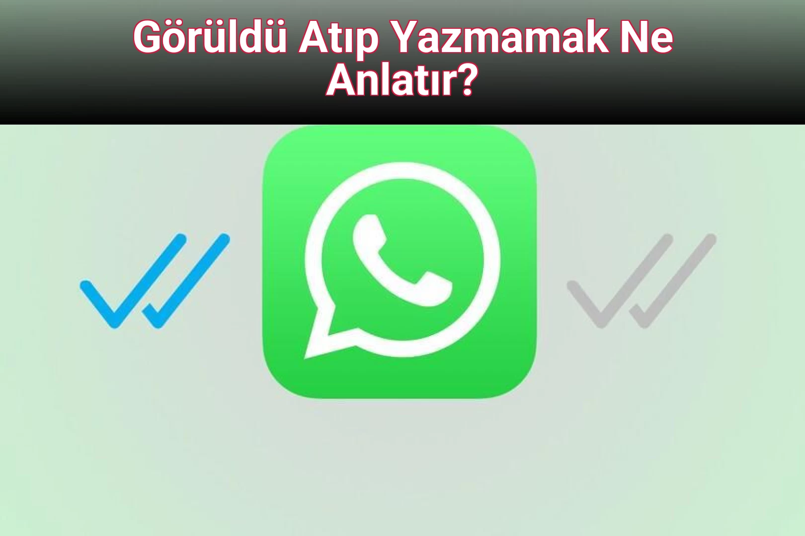 Görüldü Atıp Yazmamak Ne Anlatır?