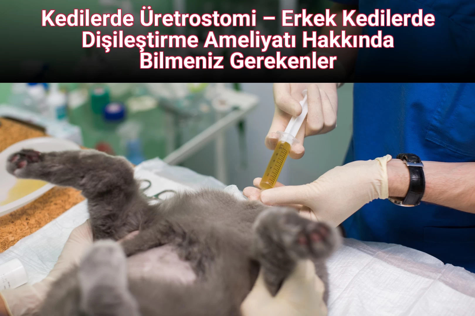 Kedilerde Üretrostomi – Erkek Kedilerde Dişileştirme Ameliyatı Hakkında Bilmeniz Gerekenler