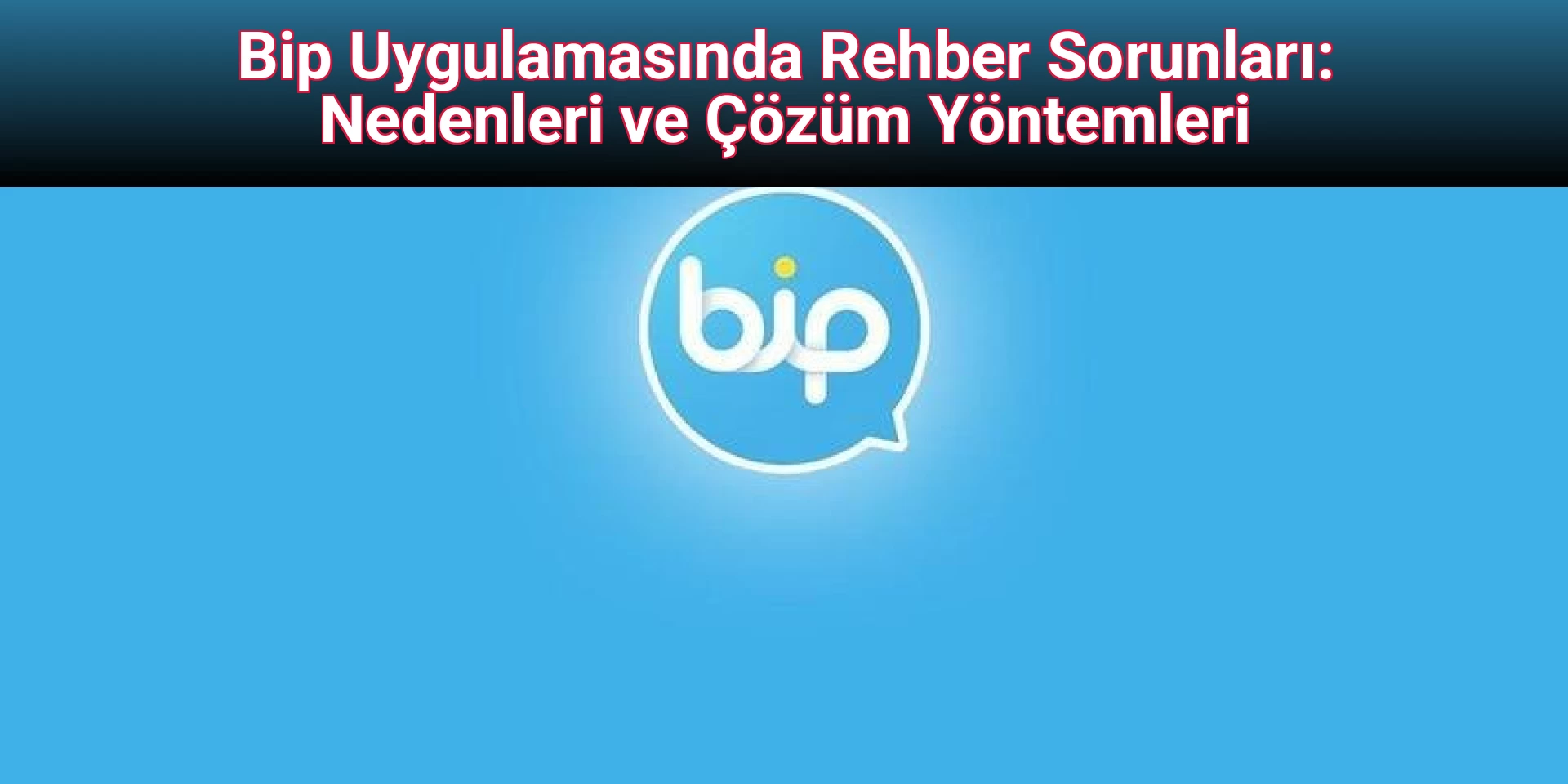 Bip Uygulamasında Rehber Sorunları: Nedenleri ve Çözüm Yöntemleri