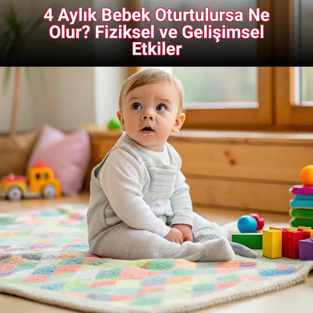 4 Aylık Bebek Oturtulursa Ne Olur? Fiziksel ve Gelişimsel Etkiler