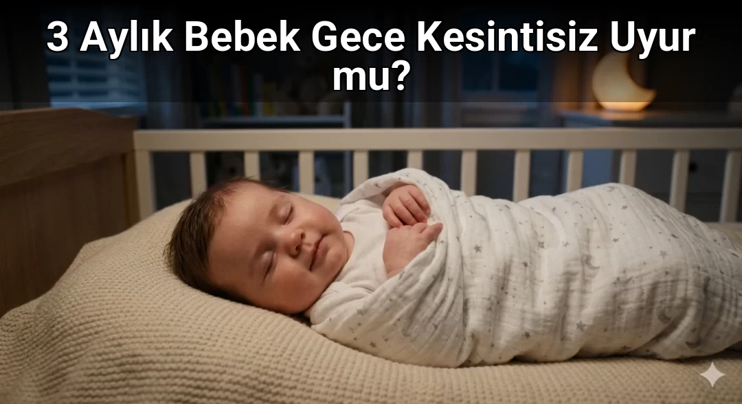 3 Aylık Bebek Gece Kesintisiz Uyur mu?