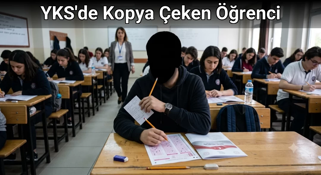YKS'de Kopya Çeken Öğrenci